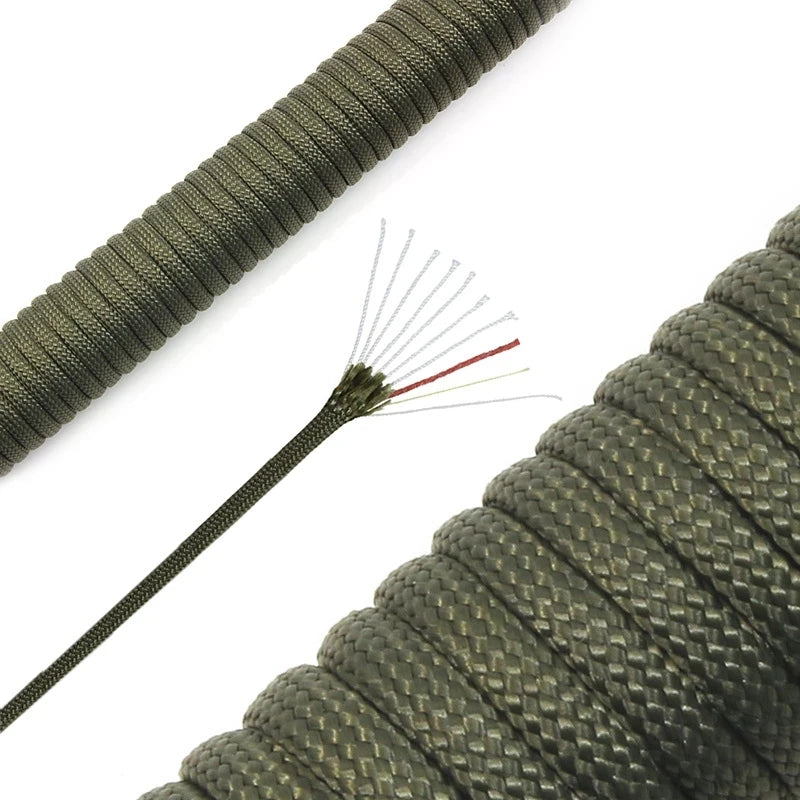 10-core Paracord 550 4mm Outdoor Camping Survival Tool PE Fire Rope Fishing Cotton Line Parachute Hiking