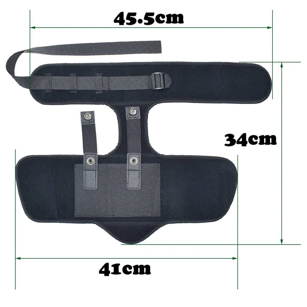 Universal Ankle Gun Holster Hidden Carry Elastic Leg Holster for Compact Handguns & Daily Use