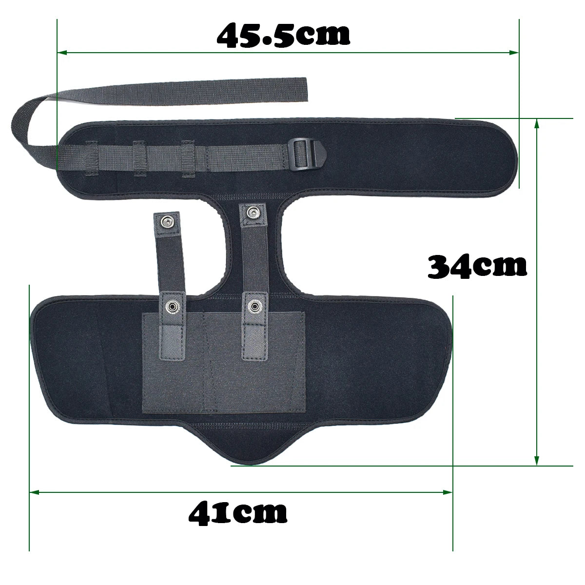 Universal Ankle Gun Holster Hidden Carry Elastic Leg Holster for Compact Handguns & Daily Use
