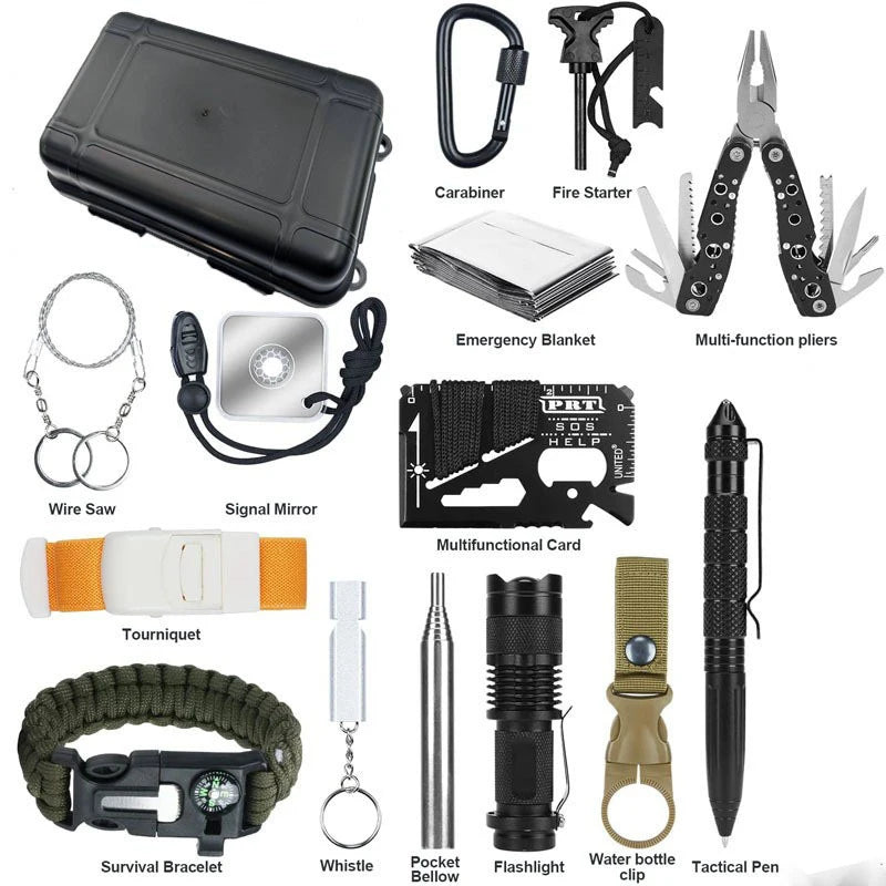 14 in 1 Emergency Survival Kit