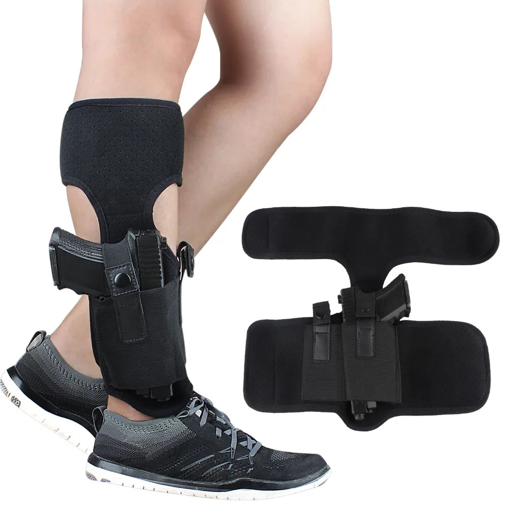 Tactical Pistol Holster Black For Leg Concealed Carry High Quality Adjustable Elastic Retention Strap Pouch G17 G19 Holsters